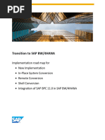 Transition To SAP BW4HANA 20Q3 Ext