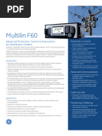 Multilin F60: Grid Solutions