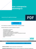 TEORIA 14 - Urgencias y Emergencias Odontologicas