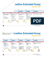 Timeline Extended Essay 2024-25