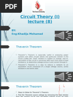 Circuit Theory Lec 8 - 113855