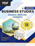 Class XI BST Chapterwise Topicwise Notes Chapter 1 Business Trade and Commerce