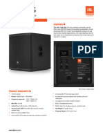 JBL Eon718s Spec Sheet