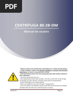 Centrífuga 80-2B-Dm: Manual Do Usuário