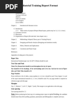 Industrial Training Report Format (AY 2023-24 Odd)