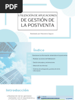 Utilización de Aplicaciones de Gestión de La Postventa