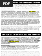 Constitutional Compromises Station Activity