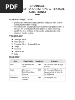 Drainage (NOTES, GRADE 9 CBSE CURRICULUM)