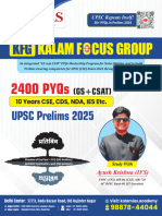 KFG-Kalam Focus Group Prelims 2025 Brochure