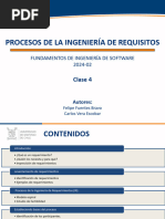 Clase - 04 - PROCESOS DE LA INGENIERIA DE REQUISITOS