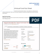 FINE PRINT - Bond Mutual Fund Fact Sheet