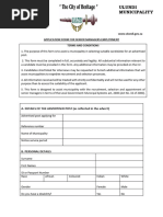 Employment Form For Senior Managers