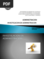 Investicagacion en Admon