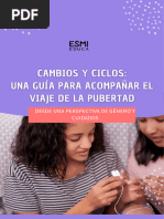 Guía Acompañar Primera Menstruación