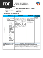 Sesion Comunicacion Acrostico