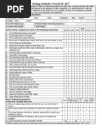 Eating Attitudes Test