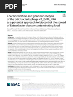 Characterization and Genomic Analysis of The Lytic