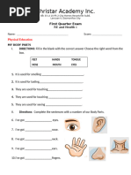 First Q Exam G1