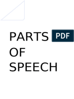 Parts of Speech