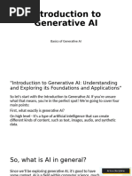 Introduction To Generative AI