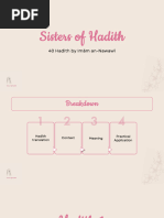 Hadith 8 - Sisters of Hadith