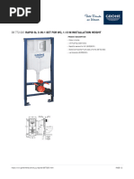 GROHE Specification Sheet 38772001