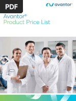 Avantor Price List 2023 2024