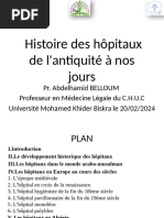 07 - Histoire Des Hôpitaux de L'antiquitê À Nos Jours