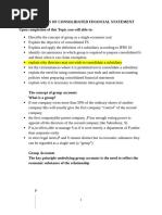 Topic I-Principles of Consolidated Financial Statement