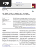 Effective Traffic Routing For Urban Transportation Capacity and Safety Enhancement