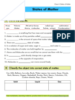 Free Worksheet States of Matter Class 4 A