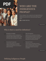 Group 1 - Who Are The Indigenous People