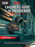 Explorer's Guidebook To The Masquerade