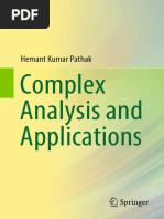 Complex Analysis and Applications 1nbsped 978 981-13-9733 2 Compress