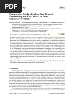 Comparative Study of Urban Area Growth