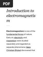 Introduction To Electromagnetism - Wikipedia