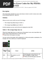 Canon Knowledge Base - How To Resolve Error Codes For My PIXMA MG3220 - MG3222