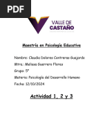 Maestría en Psicología Educativa Act 1,2,3