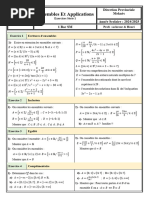 Chap2 - Ensembles - Applications - Exercices 1bacSM - 071041