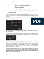 Temperatura de Burbuja para Componentes Ideales