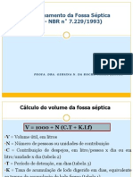 Dimensionamento Fossa