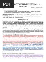 Advertencia Contra Las Falsas Doctrinas 1