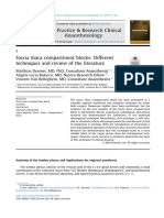 Fascia Iliaca Compartment Blocks Different Techniques and Review of The Literature 2019