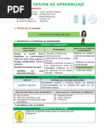 Sesión de Aprendizaje Ciencia y Tecnologia