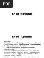 Linear Regression