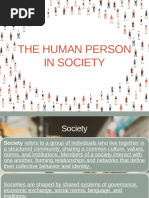 The Human Person in Society