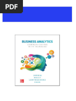 (Ebook PDF) Business Analytics 1st Edition by Sanjiv Jaggia 2024 Scribd Download