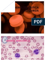 Anemia Hemolitica Adquirida