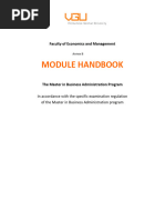 MBA Module Handbook