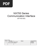 NX700 - Communication Interface - 02E